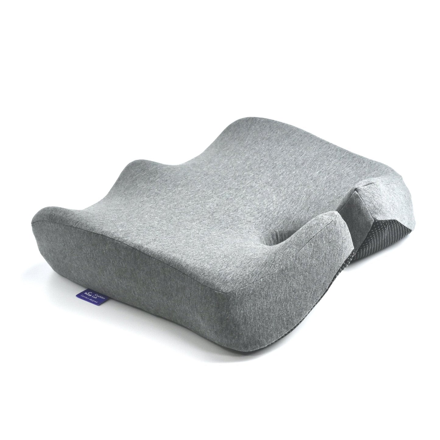Memory foam lumbar support cushion